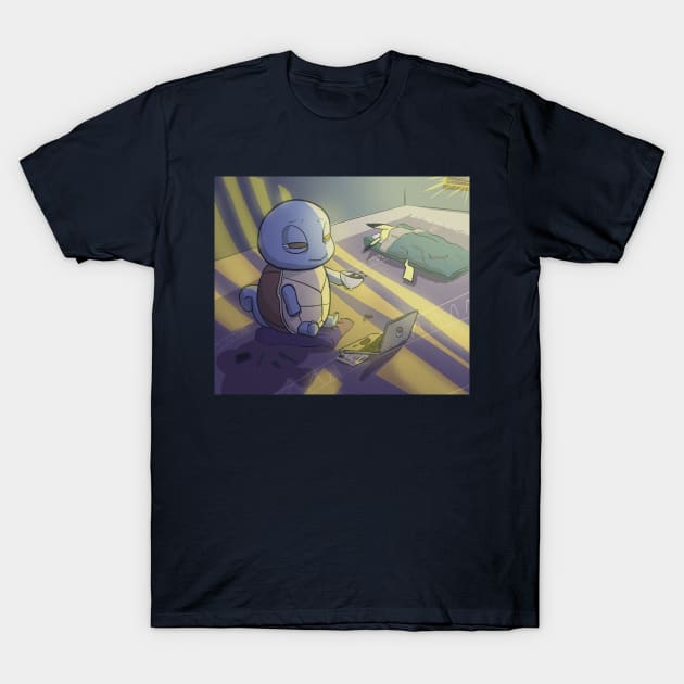 Work while they sleep T-Shirt by kdigart 